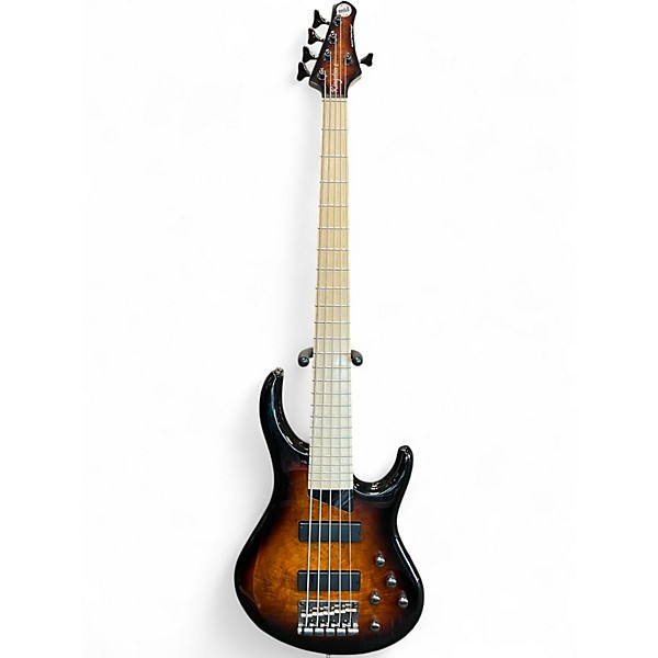 Used MTD Kingston Heir 5 String 2 Color Sunburst Electric Bass Guitar