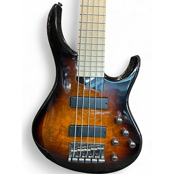 Used MTD Kingston Heir 5 String 2 Color Sunburst Electric Bass Guitar