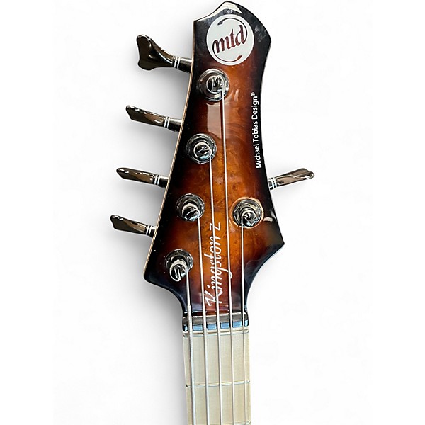 Used MTD Kingston Heir 5 String 2 Color Sunburst Electric Bass Guitar