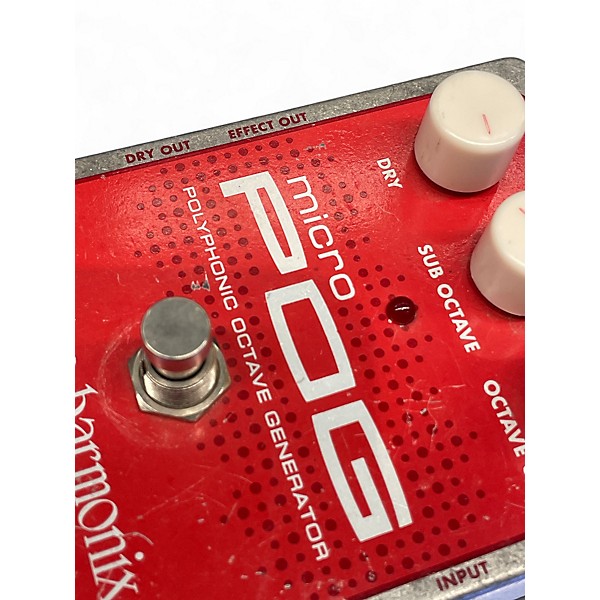 Used Electro-Harmonix Micro Pog Polyphonic Octave Generator Effect Pedal