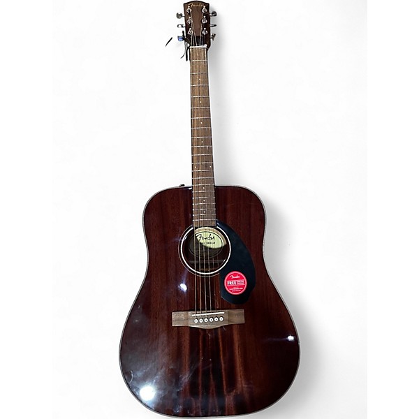 Used Fender DG200SCE Natural Acoustic Electric Guitar