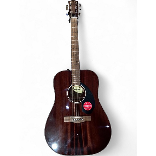 Used Fender DG200SCE Natural Acoustic Electric Guitar