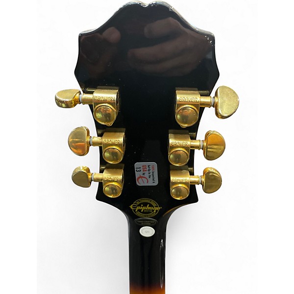 Used Epiphone Joe Pass Emperor II 2 Color Sunburst Hollow Body Electric Guitar