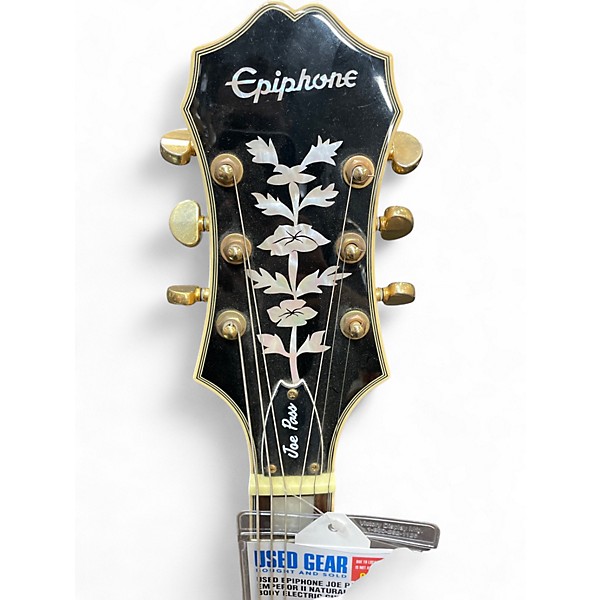 Used Epiphone Joe Pass Emperor II Natural Hollow Body Electric Guitar