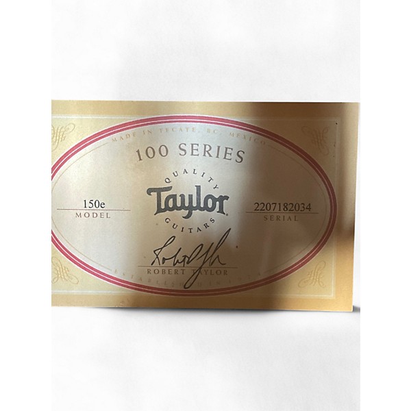 Used Taylor 150E NATURAL 12 String Acoustic Electric Guitar