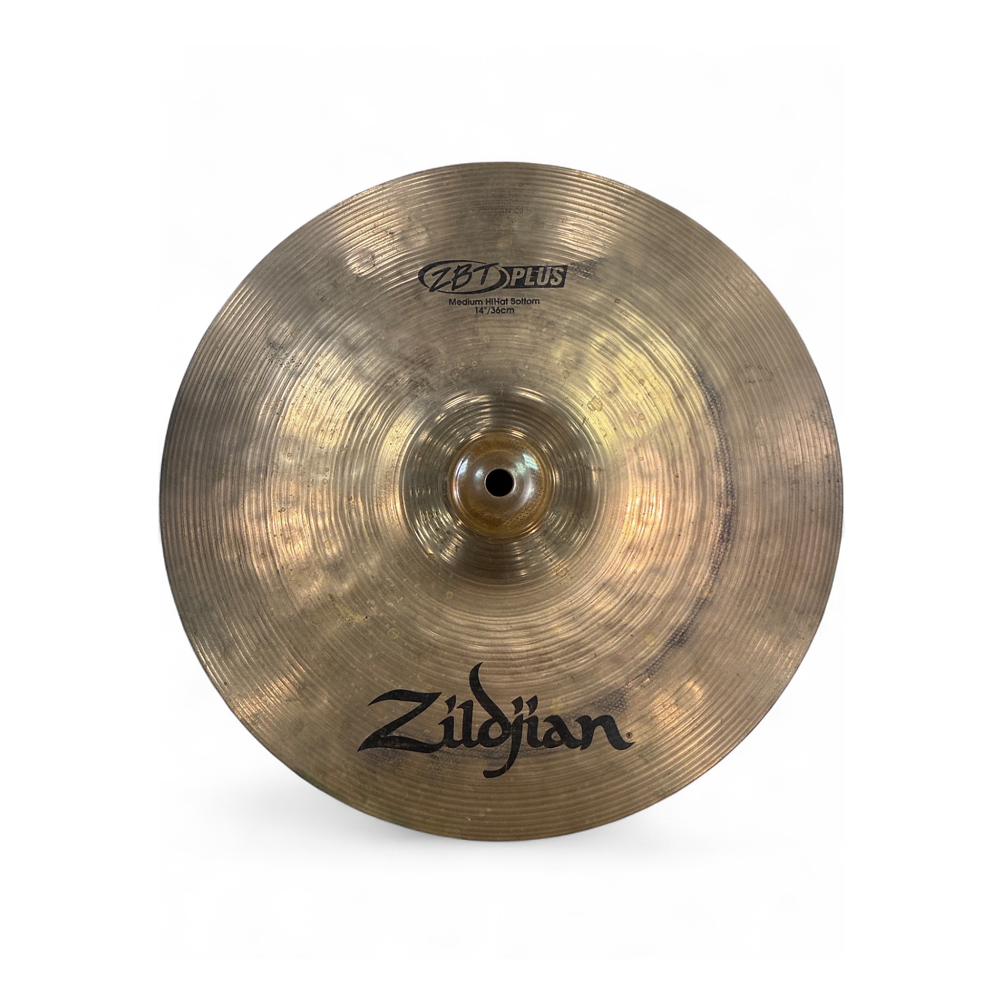 Used Zildjian 14in ZBT Plus Rock Hi Hats Bottom Cymbal 33