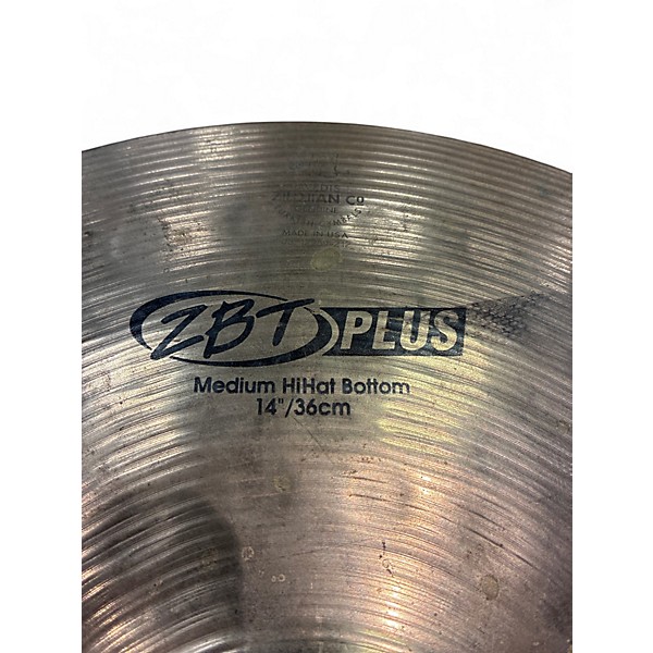 その他 Zildjian ZBT PLUS hihat 14 Used Zildjian 14in ZBT Plus Rock Hi Hats Bottom Cymbal 33