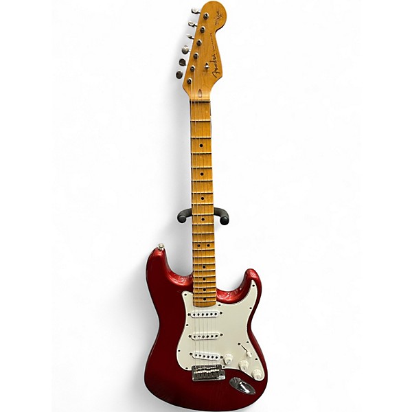 Used Fender Artist Series Yngwie Malmsteen Stratocaster Candy Apple Red Solid Body Electric Guitar