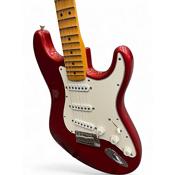 Used Fender Artist Series Yngwie Malmsteen Stratocaster Candy Apple Red Solid Body Electric Guitar