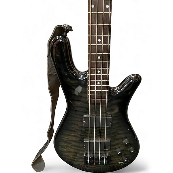 Used Spector Legend 4 Standard Trans Black Electric Bass Guitar