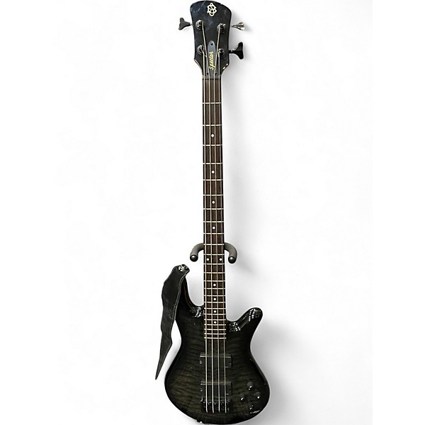 Used Spector Legend 4 Standard Trans Black Electric Bass Guitar