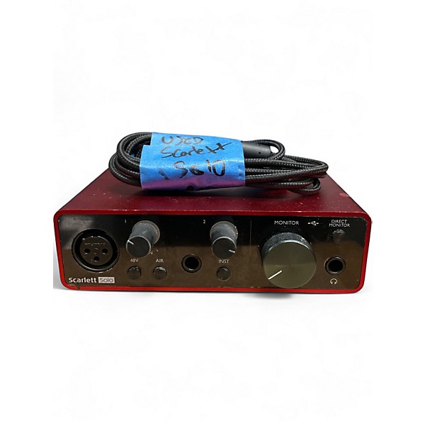 Used Focusrite Scarlett Solo Gen 3 Audio Interface