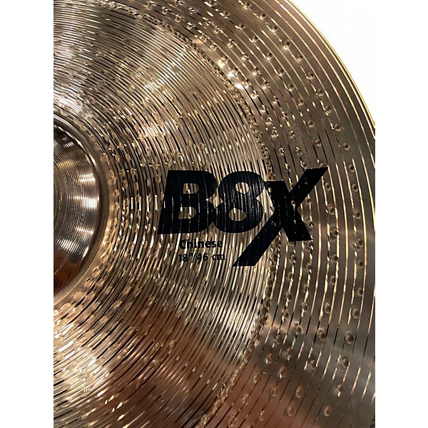 Used SABIAN 18in B8X Chinese Cymbal