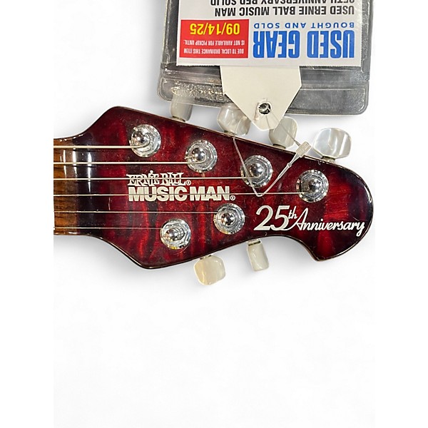 Used Ernie Ball Music Man 25TH ANNIVERSARY RED Solid Body Electric Guitar