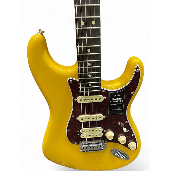 Used Fender Player Modified Stratocaster Sunshine Yellow Solid Body Electric Guitar