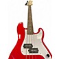 Used Squier MINI Precision Bass Dakota Red Solid Body Electric Guitar