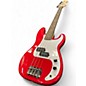 Used Squier MINI Precision Bass Dakota Red Solid Body Electric Guitar