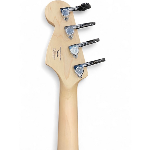 Used Squier MINI Precision Bass Dakota Red Solid Body Electric Guitar