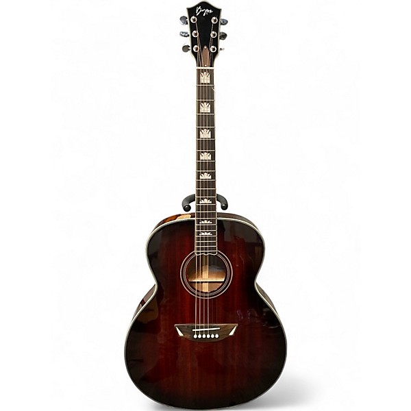 Used Byron by-200g Red Brown Acoustic Electric Guitar