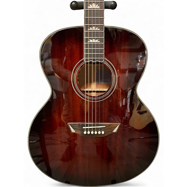 Used Byron by-200g Red Brown Acoustic Electric Guitar