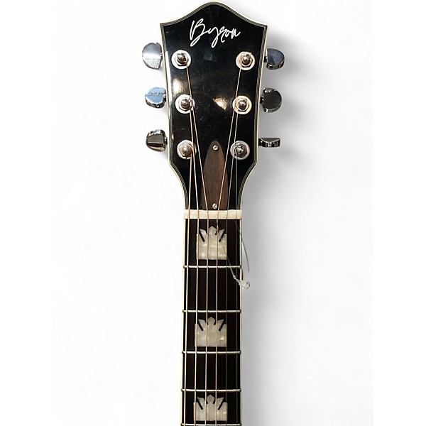 Used Byron by-200g Red Brown Acoustic Electric Guitar