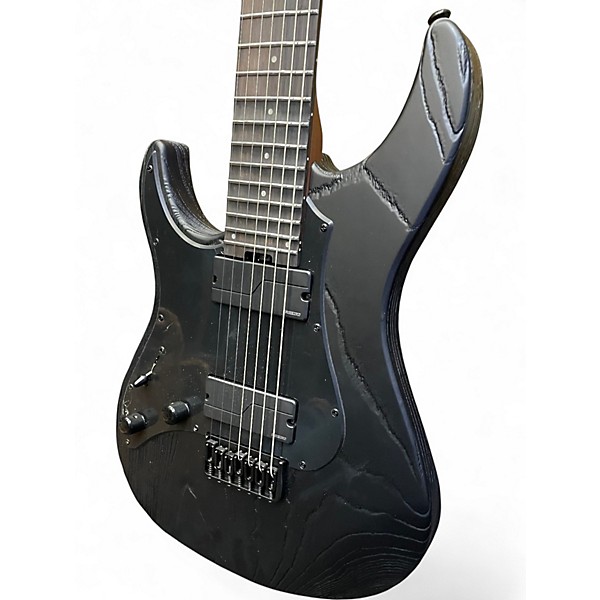 Used ESP LTD SN1007B Black Baritone Guitars