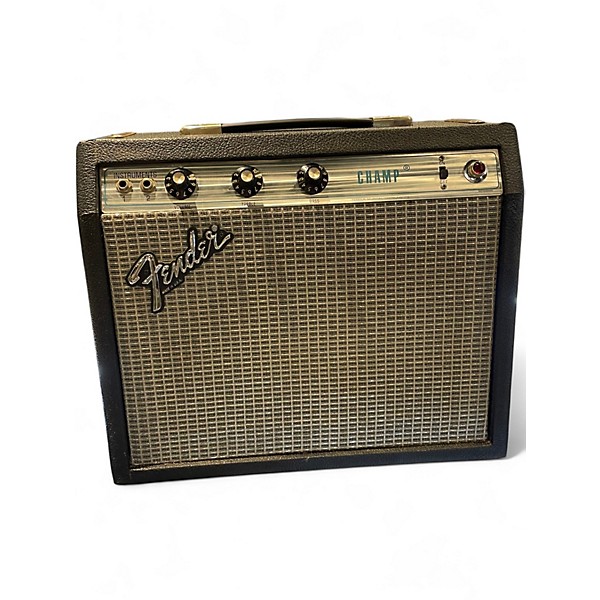 Used Fender 1980 fender champ silver panel Tube Guitar Combo Amp