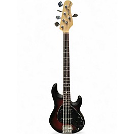 Used Sterling by Music Man STINGRAY 5 RUBY RED BIRST Electric Bass Guitar