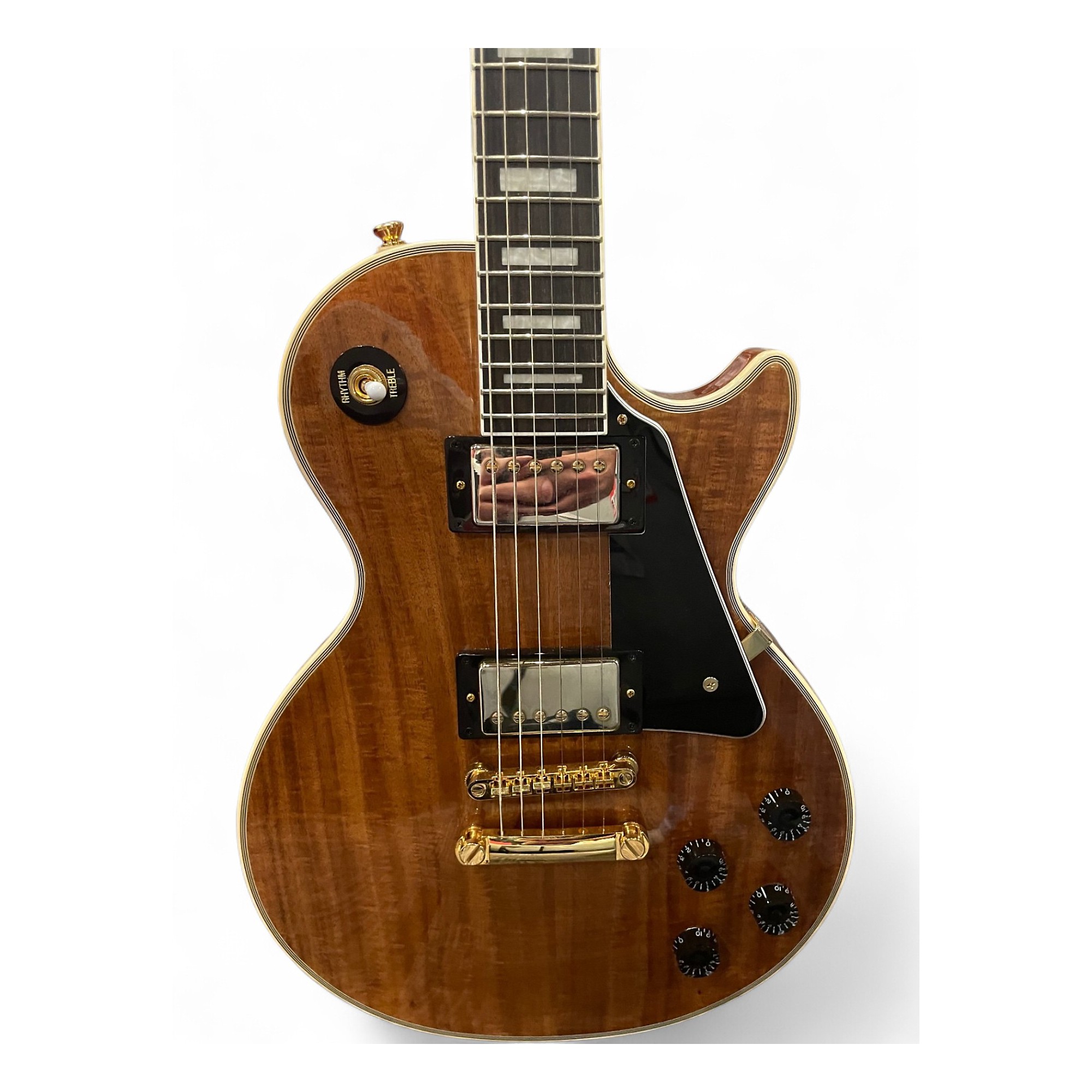 ギター epiphoneLes Paul Custom Koa Natural Epiphone Les Paul Custom Koa - Natural | Sweetwater