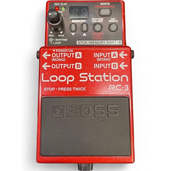 Used BOSS RC3 Loop Station Pedal