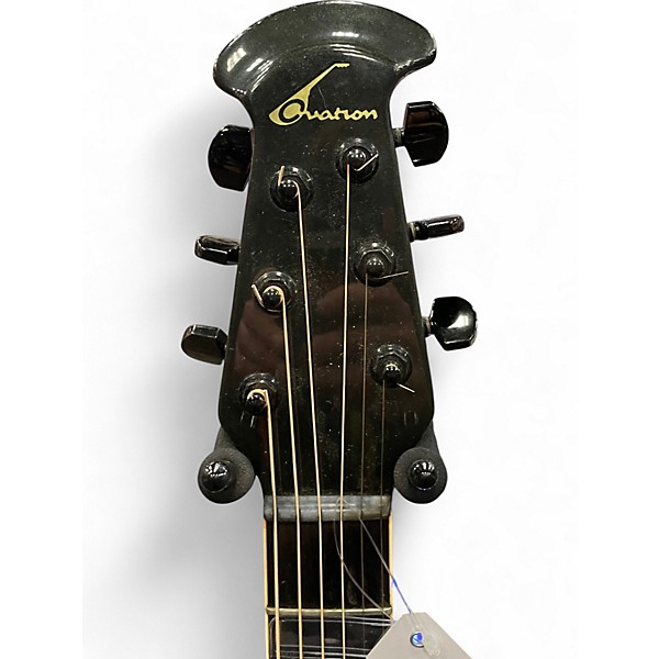 Vintage 1986 Ovation 1986-6 Natural Acoustic Electric Guitar