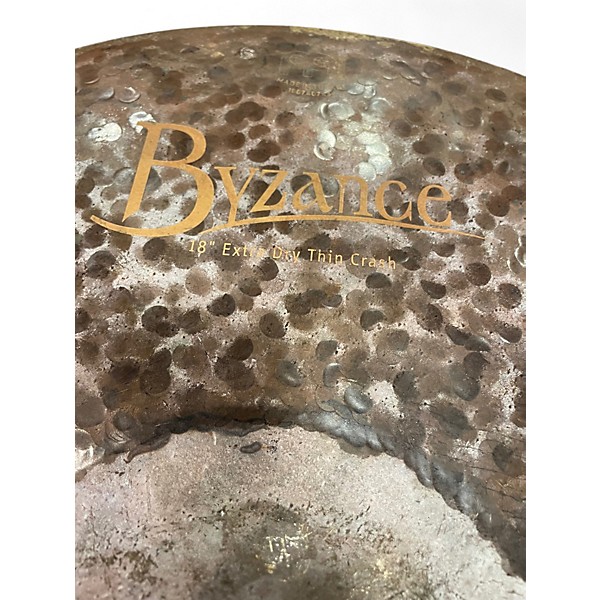 Used MEINL 18in Byzance Extra Thin Dry Crash Cymbal