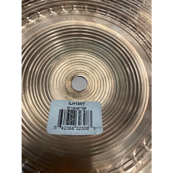 Used Zildjian 13in I series hi hat top Cymbal