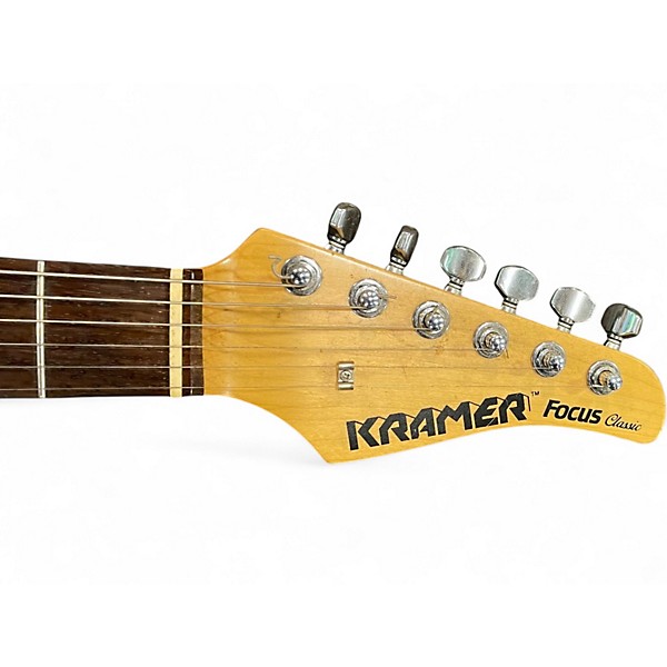 Used Kramer Focus Classic Black Solid Body Electric Guitar
