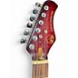 Used Hondo Deluxe Series 768 Crimson Red Burst Solid Body Electric Guitar
