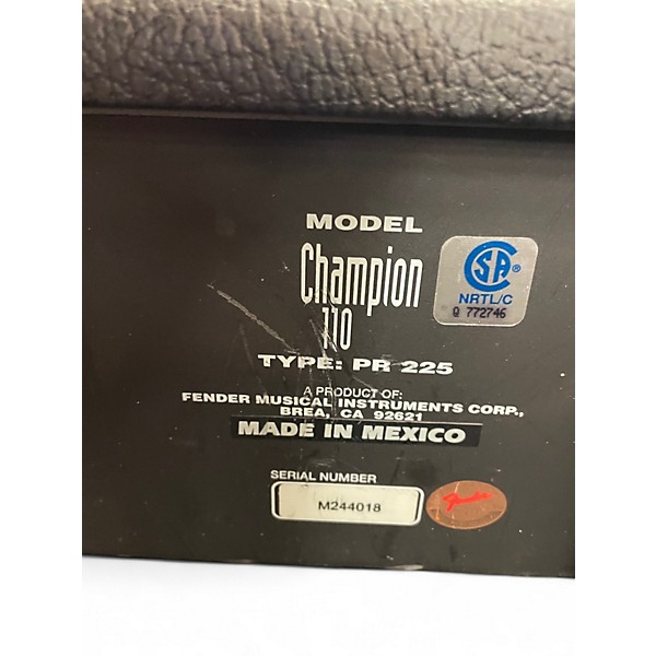 Used Fender Champion 110 Guitar Combo Amp