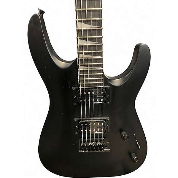 Used Jackson JS22 Dinky Satin Black Solid Body Electric Guitar