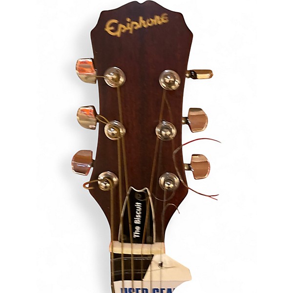 Used Epiphone BISCUIT Natural Acoustic Guitar