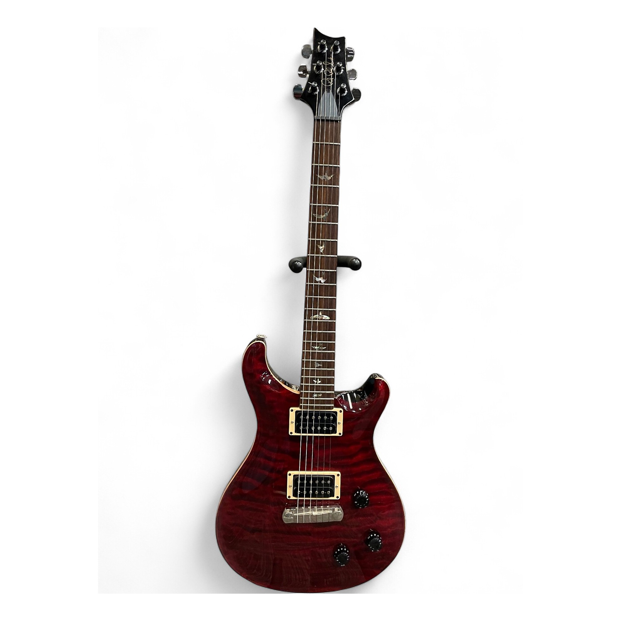 Vintage 1996 PRS Custom 22 10 Top Black Cherry Solid Body Electric