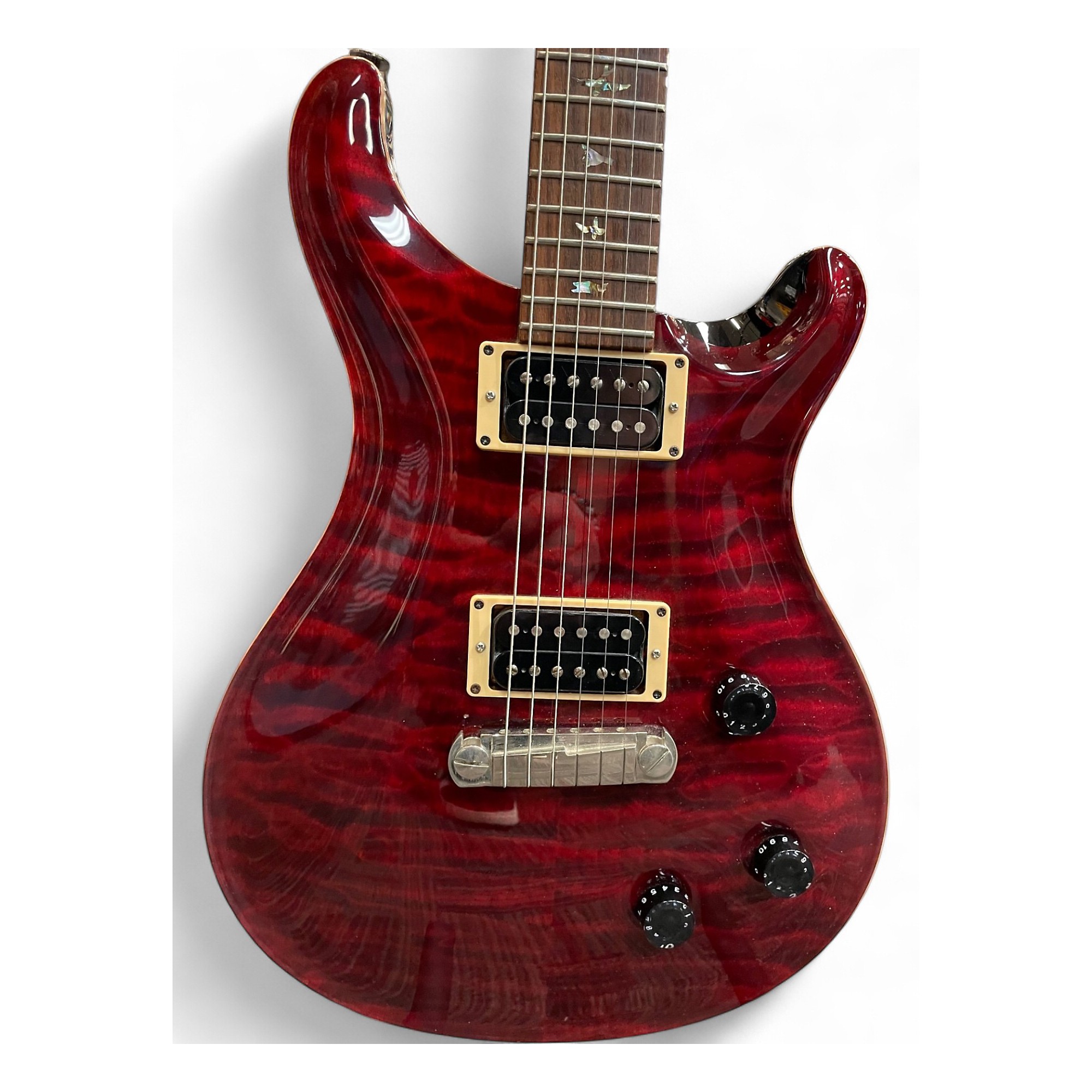 【週末値下げ❗️】PRS custom22 10 top Vintage 1996 PRS Custom 22 10 Top Black Cherry Solid Body Electric