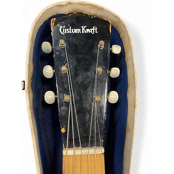 Vintage 1950s Custom Kraft KAY SIZZLER 2 Color Sunburst Solid Body Electric Guitar
