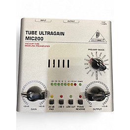 Used Behringer Tube Ultragain MIC200 Guitar Preamp