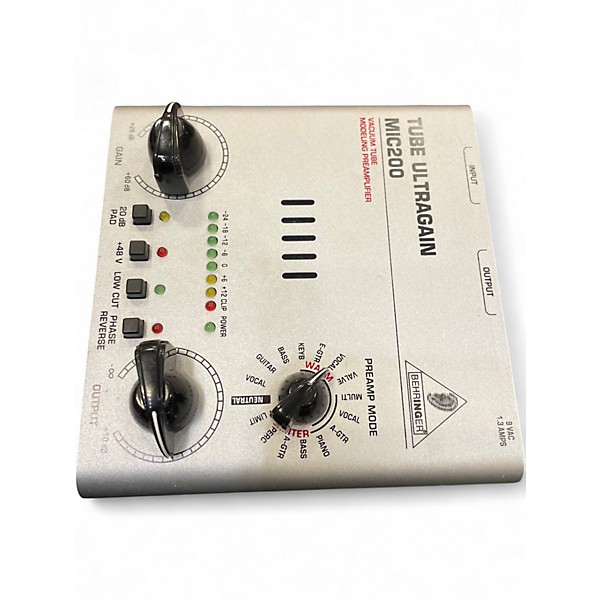 Used Behringer Tube Ultragain MIC200 Guitar Preamp