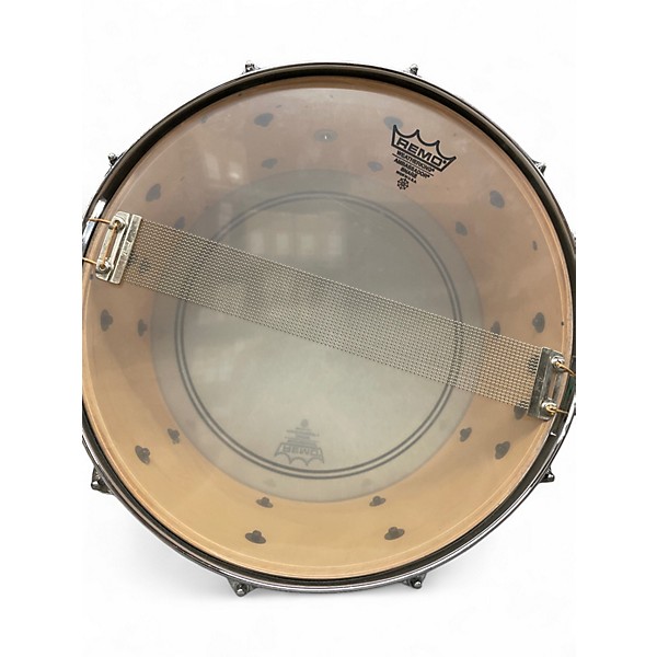 Used Pearl 6.5X14 Masters Studio Snare Natural Lacquer Drum