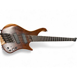 Used Ibanez EHB1505MS BROWN WALNUT Electric Bass Guitar