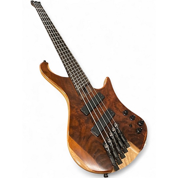 Used Ibanez EHB1505MS BROWN WALNUT Electric Bass Guitar