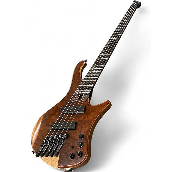 Used Ibanez EHB1505MS BROWN WALNUT Electric Bass Guitar