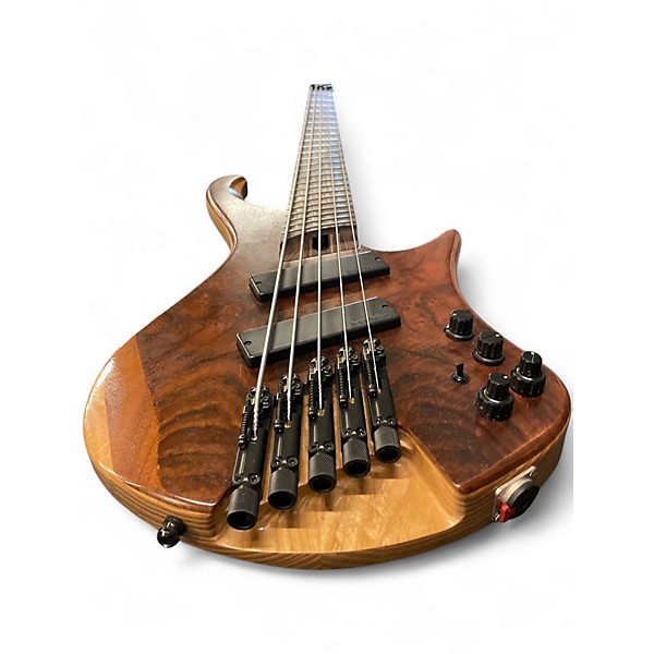 Used Ibanez EHB1505MS BROWN WALNUT Electric Bass Guitar