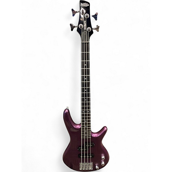 Used Ibanez GSRM20 Mikro Short Scale Purple Electric Bass Guitar