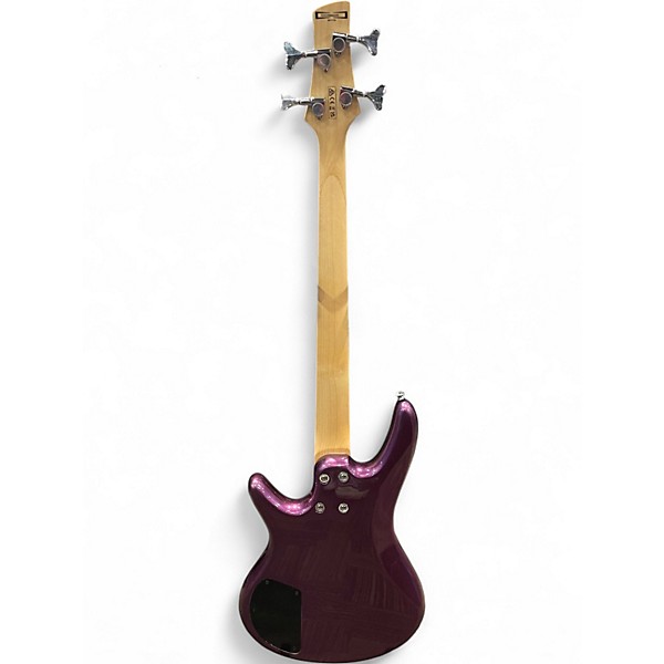 Used Ibanez GSRM20 Mikro Short Scale Purple Electric Bass Guitar